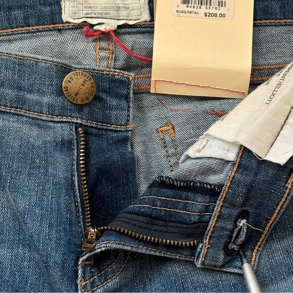 Current/Elliott The Stiletto Skinny Cropped Jean in Carnival NWT - Picture 10 of 14